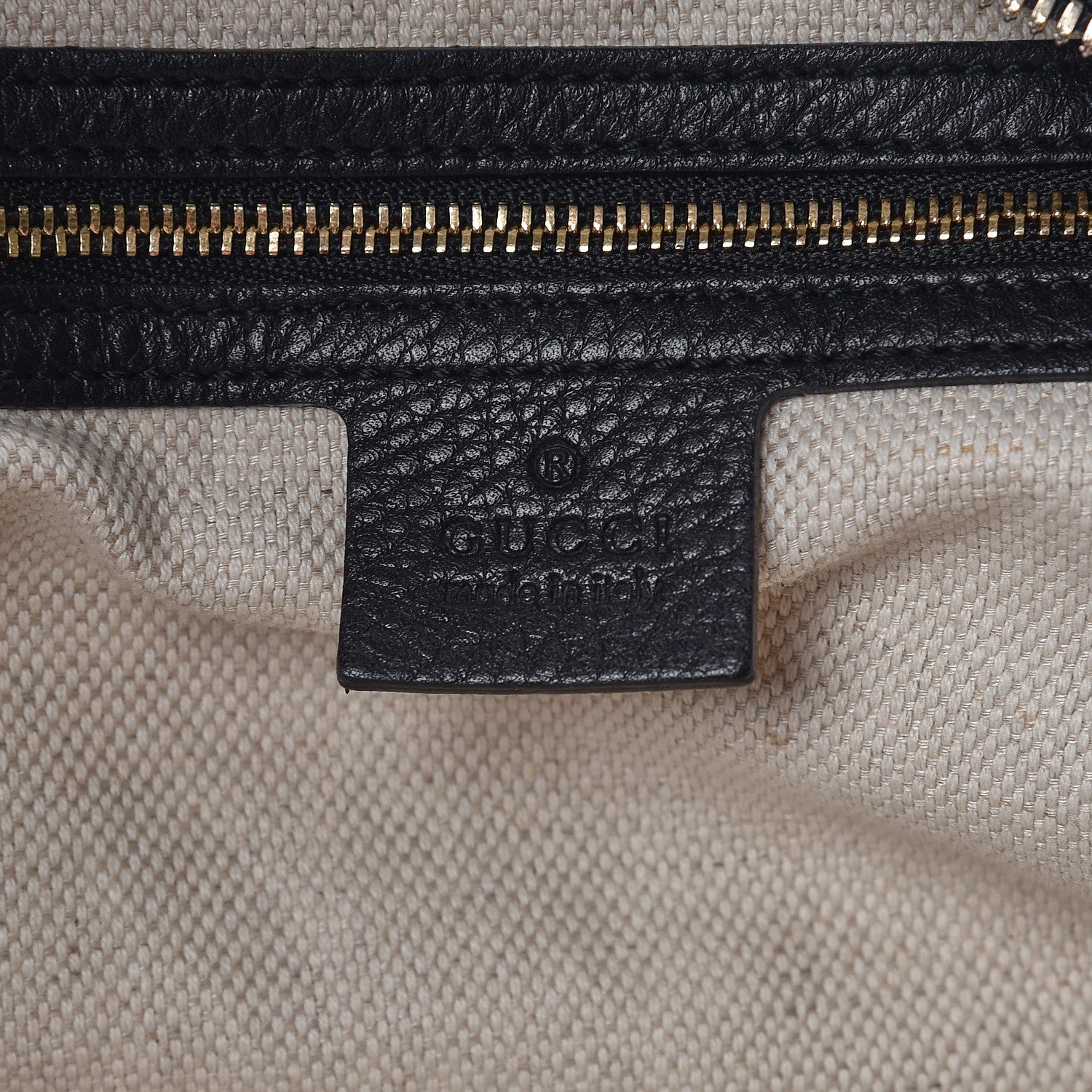 Gucci Pebbled Calfskin Soho Hobo Black 7 of 11