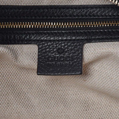 Gucci Pebbled Calfskin Soho Hobo Black 7 of 11