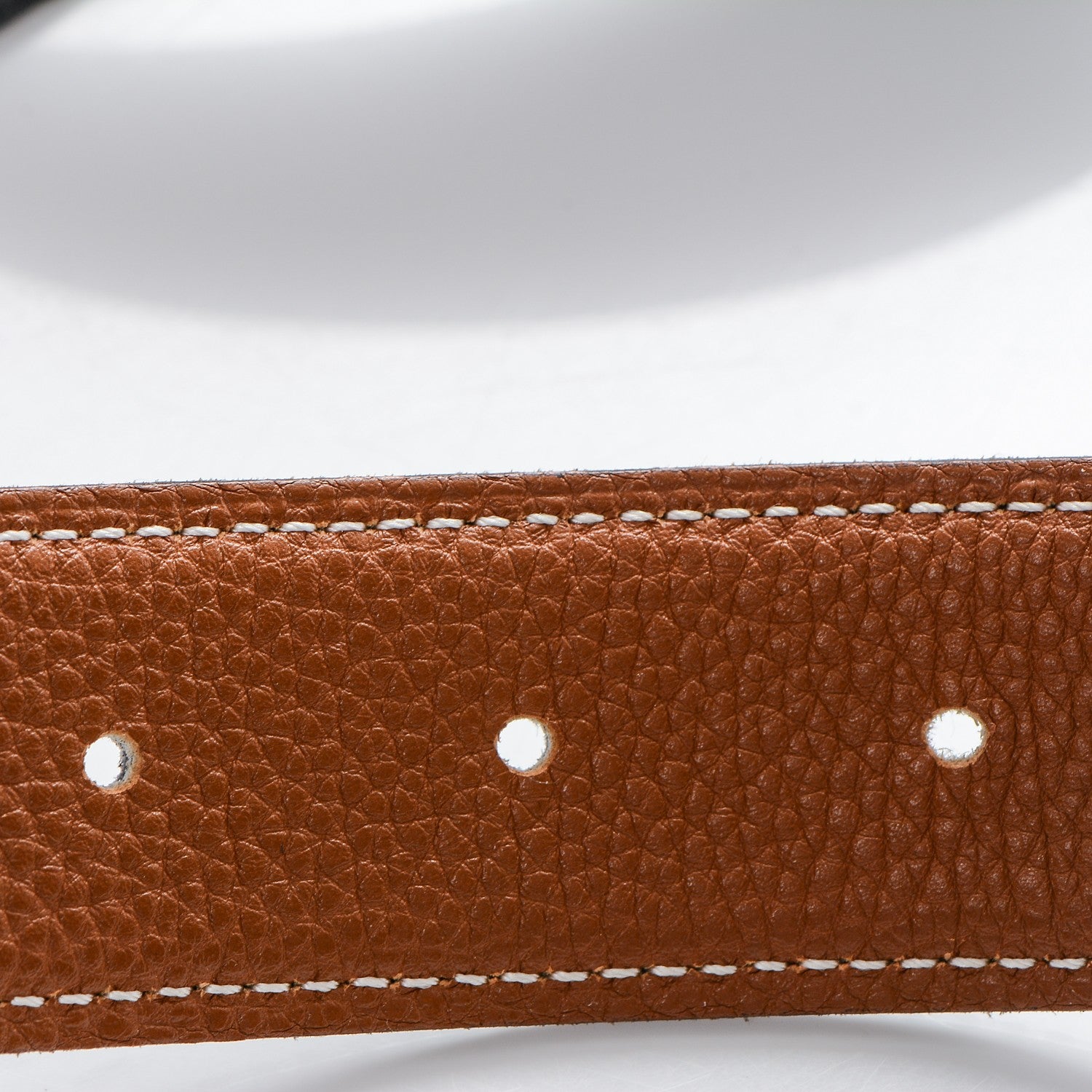 Hermes Box Togo Sterling Silver Touareg 32mm H Belt 90 Black Gold 4 of 6