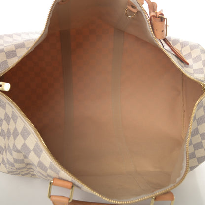 Louis Vuitton Damier Azur Keepall 50 5 of 20