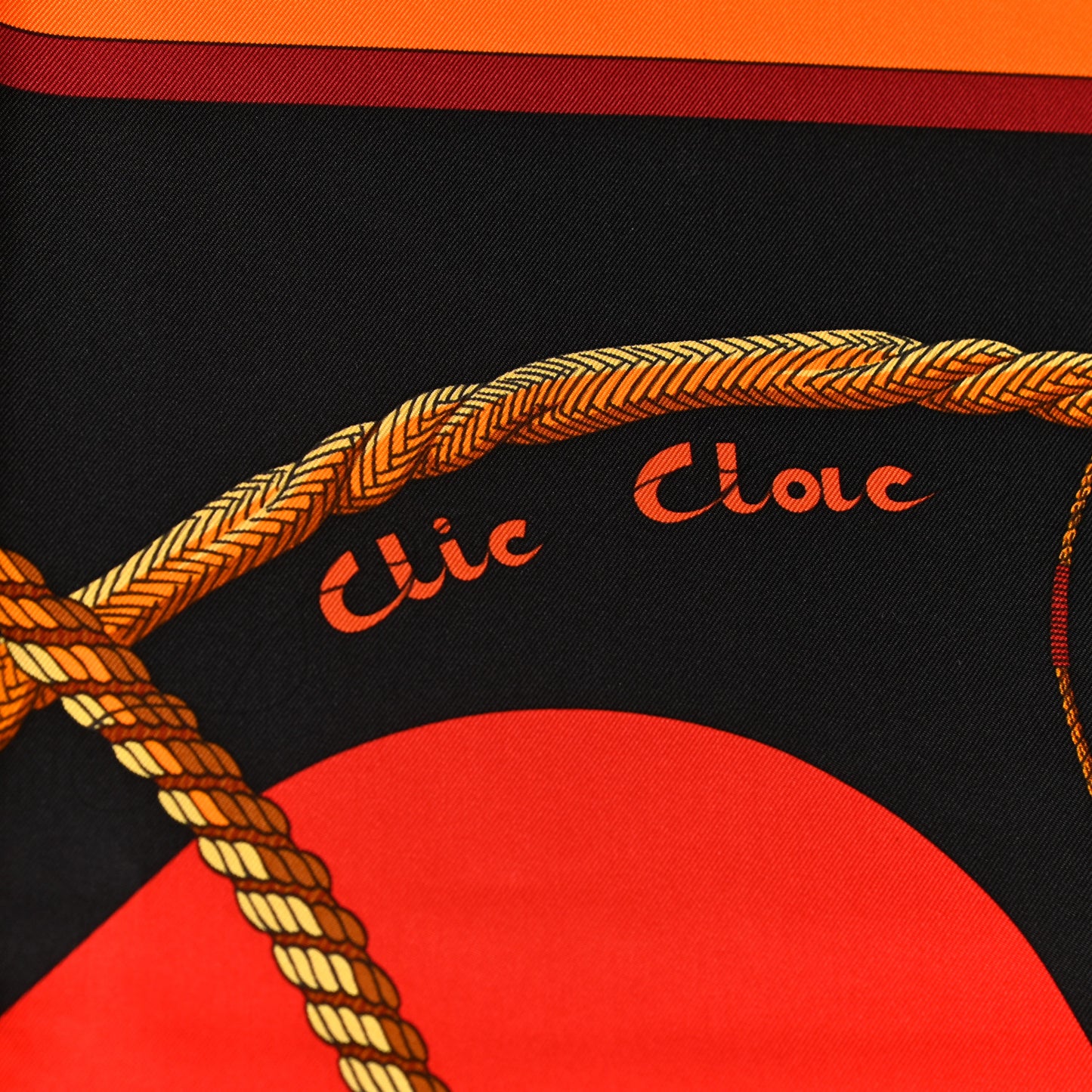 Silk Clic Clac Tattoo Scarf 90