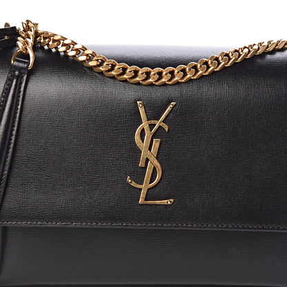 Saint Laurent Calfskin Medium Monogram Sunset Black 10 of 10