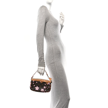 Louis Vuitton Monogram Cherry Blossom Pochette Accessories Brown 2 of 11