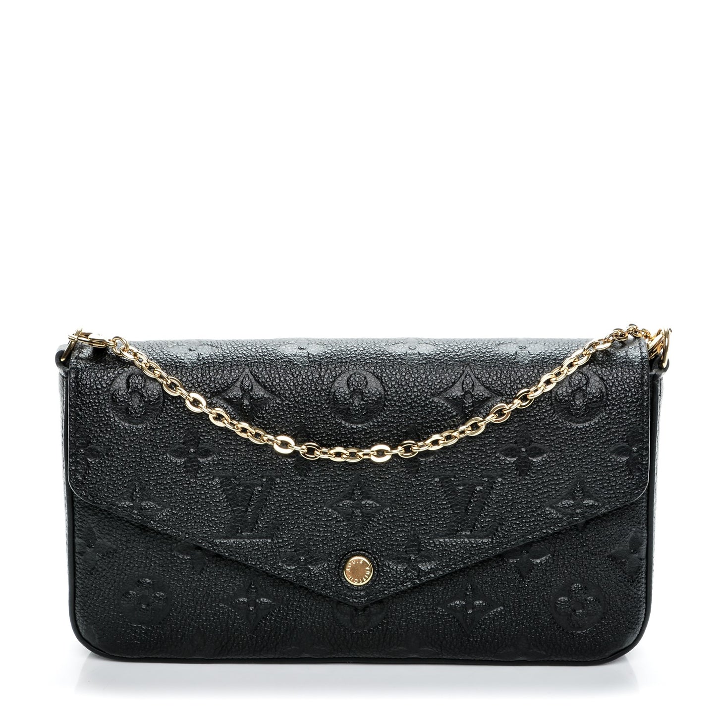 Empreinte Pochette Felicie Chain Wallet Black