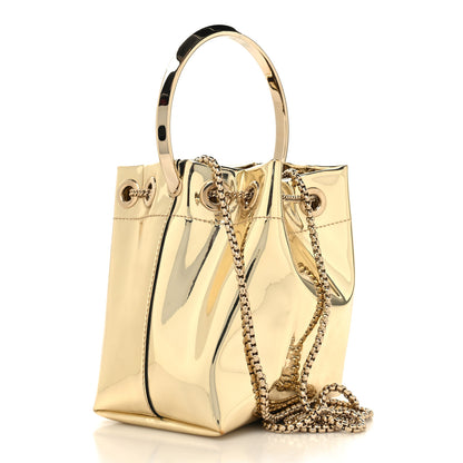 Jimmy Choo Metallic Patent Bon Bon Bag Gold 3 of 11