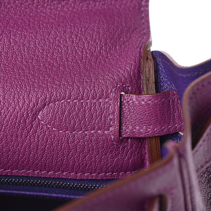 Hermes Chevre Mysore Horseshoe Kelly Retourne 28 Anemone Iris 23 of 42