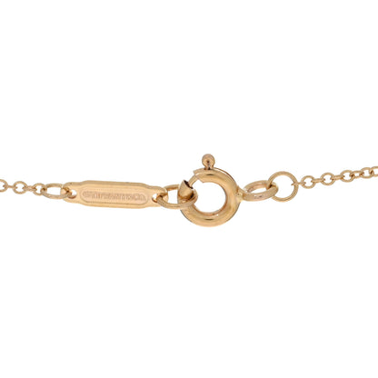 Tiffany 18K Rose Gold Diamond Atlas Bar Pendant Necklace 4 of 4