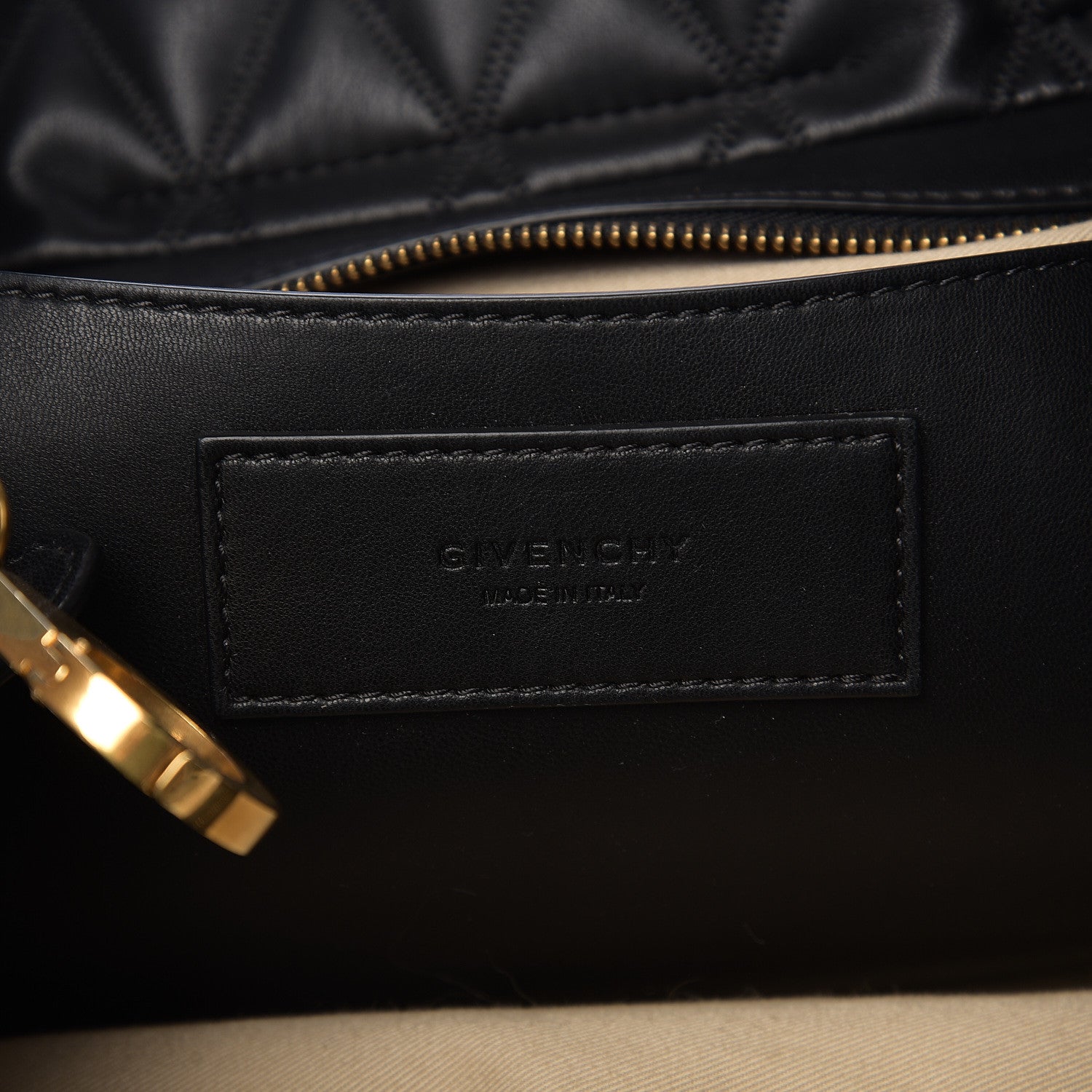 Givenchy Rubberized Canvas Quilted Duo Backpack Black 6 of 11