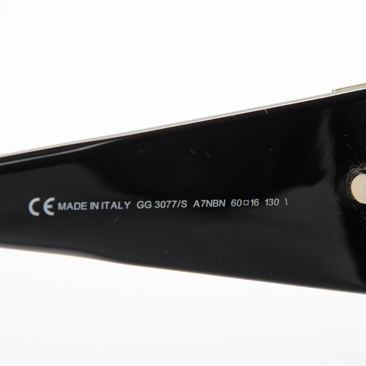 Gucci Floral Sunglasses 3077/S Black White 5 of 8