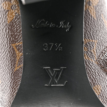 Louis Vuitton Patent Calfskin Monogram Star Trail Ankle Boots 37.5 Black 7 of 12