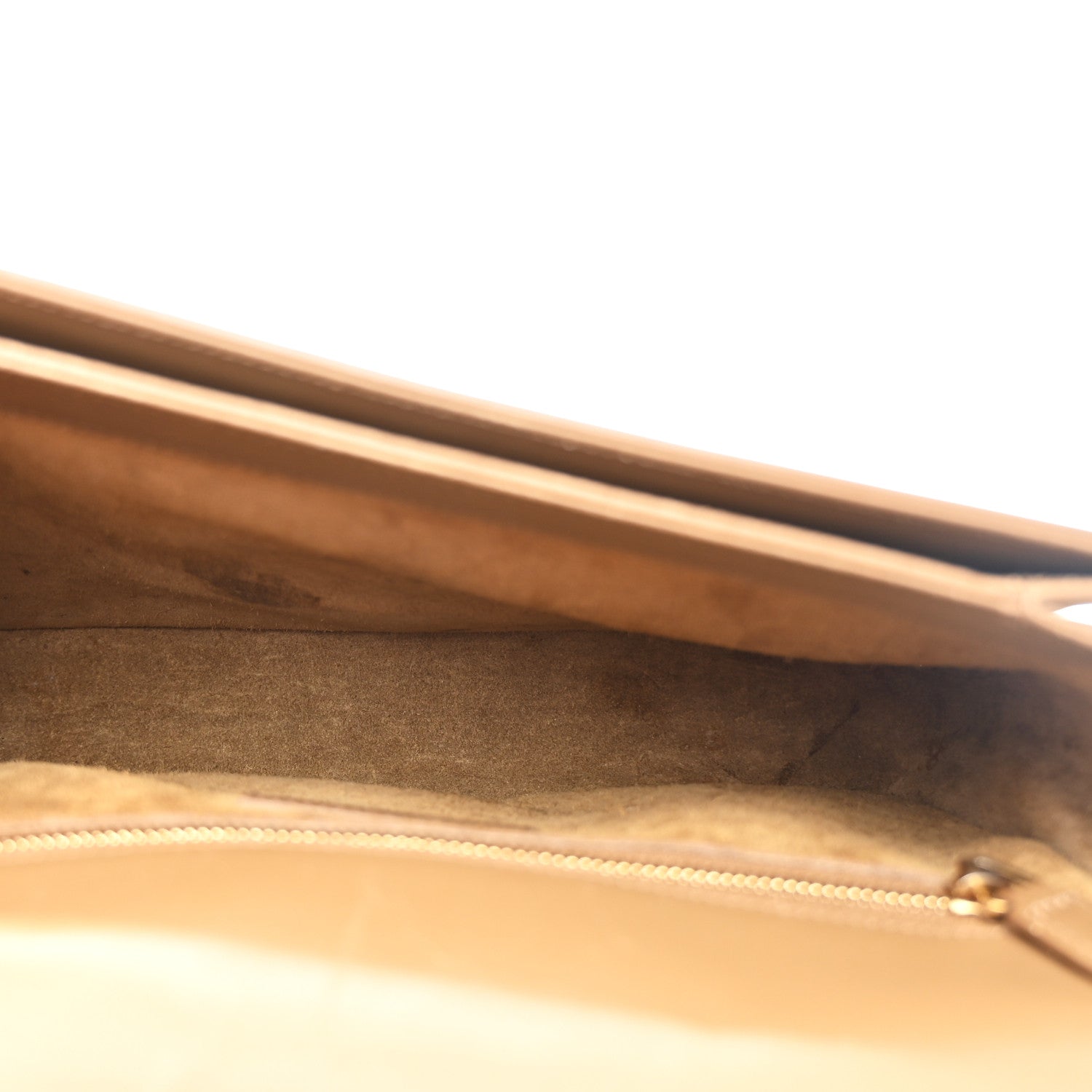 Saint Laurent Smooth Calfskin Medium Classic Monogram Universite Bag Dark Beige 5 of 10