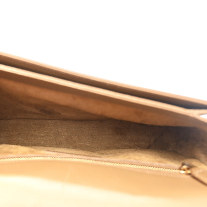 Saint Laurent Smooth Calfskin Medium Classic Monogram Universite Bag Dark Beige 5 of 10