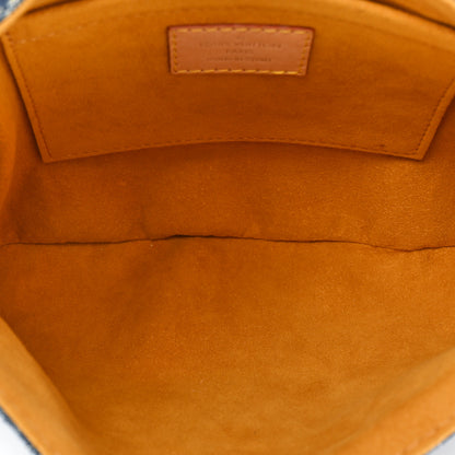Louis Vuitton Monogram Denim Mini Pleaty Blue 5 of 9