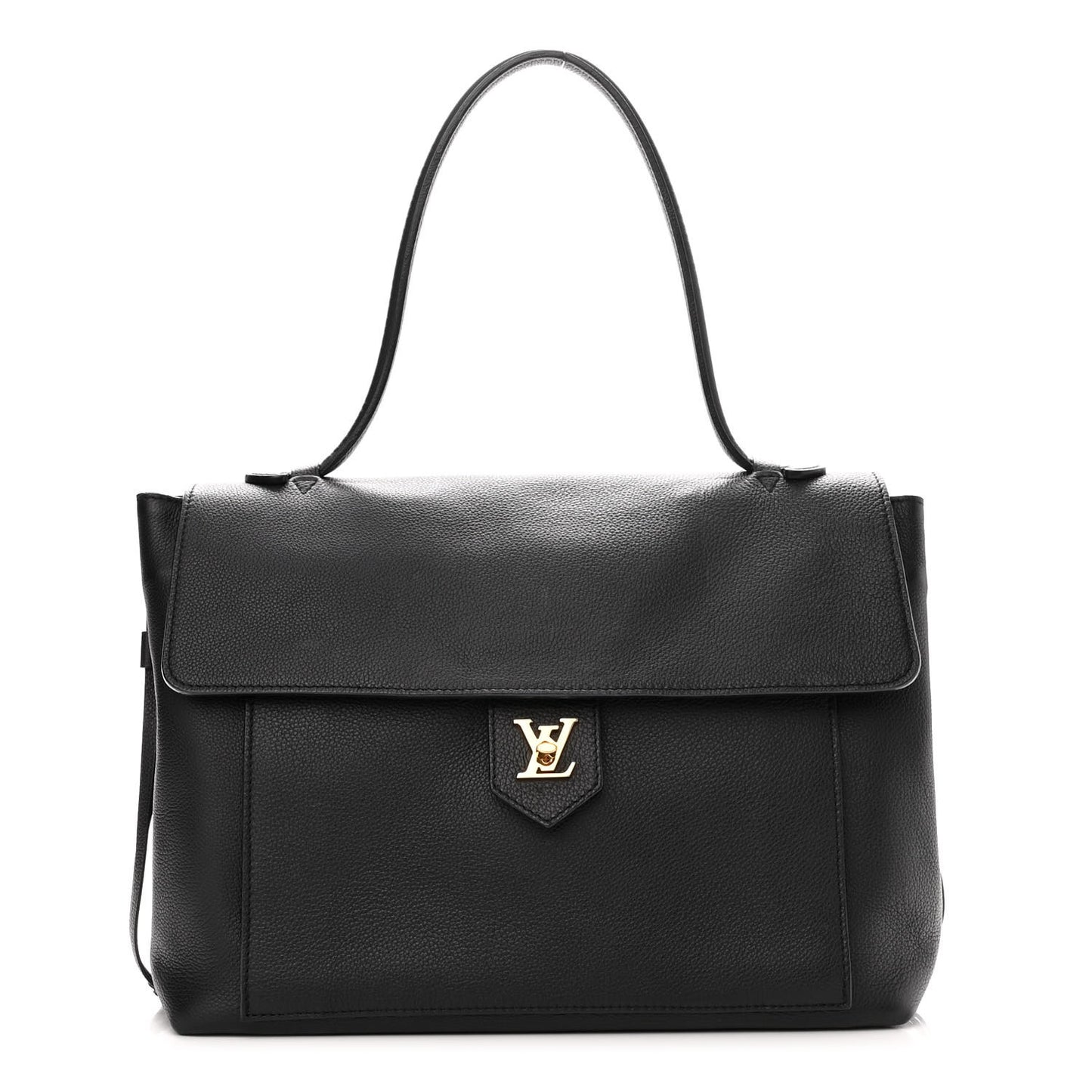 Calfskin Lockme MM Black