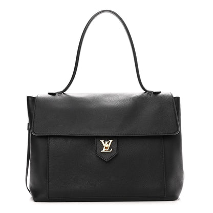 Louis Vuitton Calfskin Lockme MM Black 1 of 14