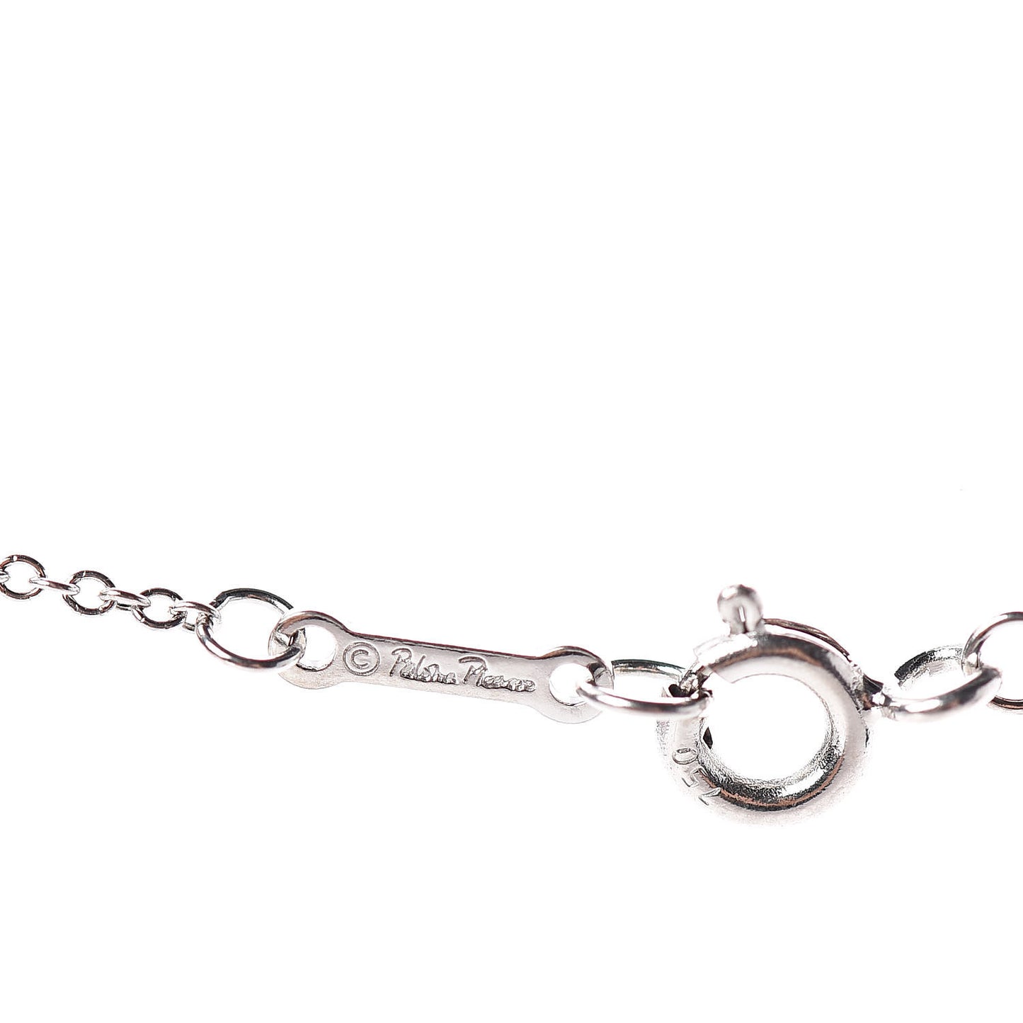 18K White Gold Paloma's Graffiti Arrow Pendant Necklace