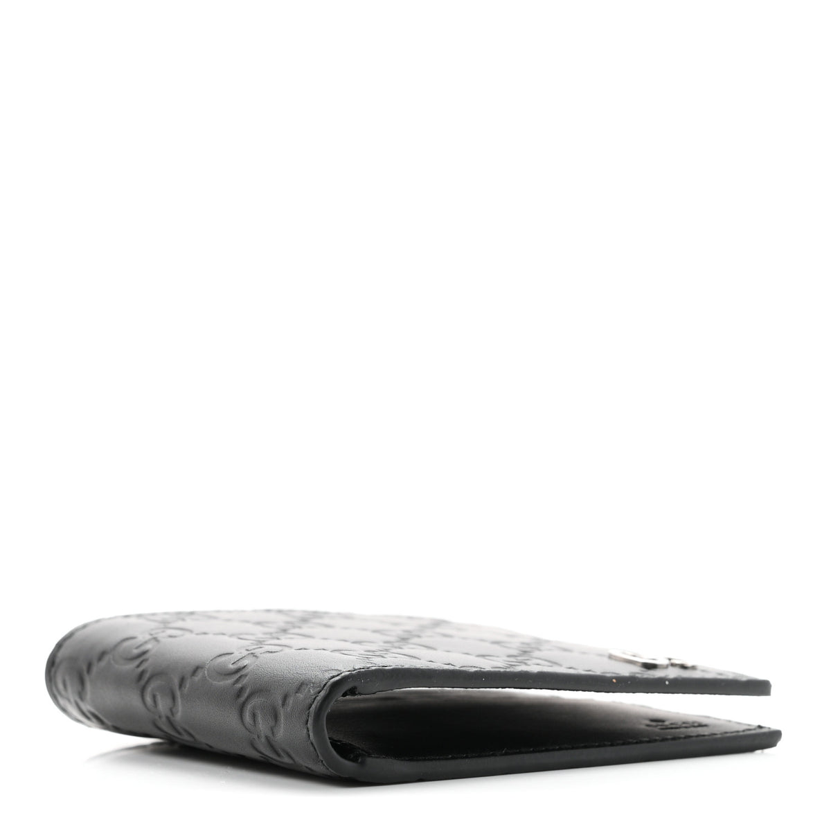 Guccissima Signature Dorian Bi-Fold Wallet Black