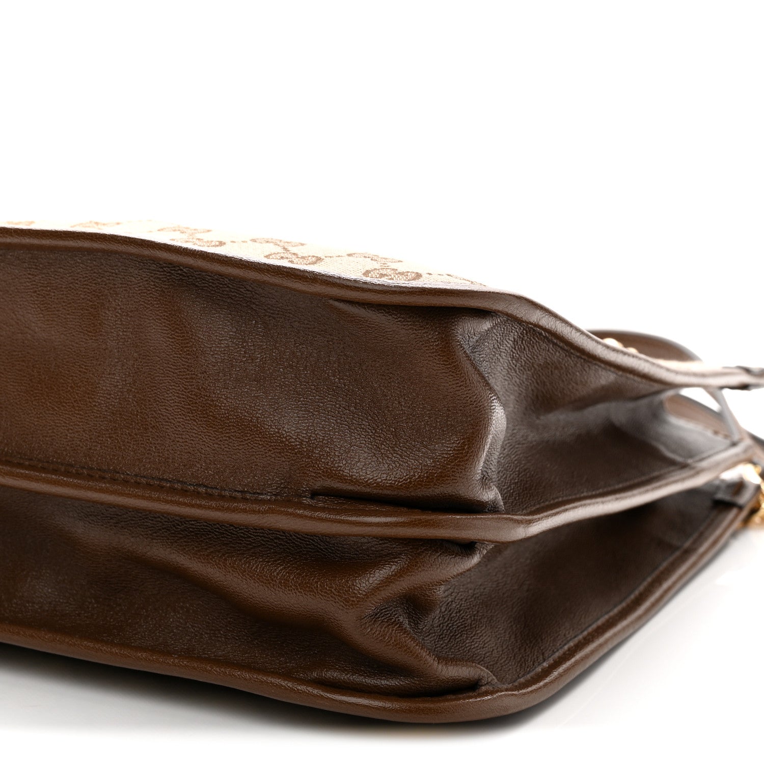 Gucci Monogram Calfskin Medium Horsebit 1955 Tote Bag Beige Brown Sugar Beige Brown Sugar 10 of 10