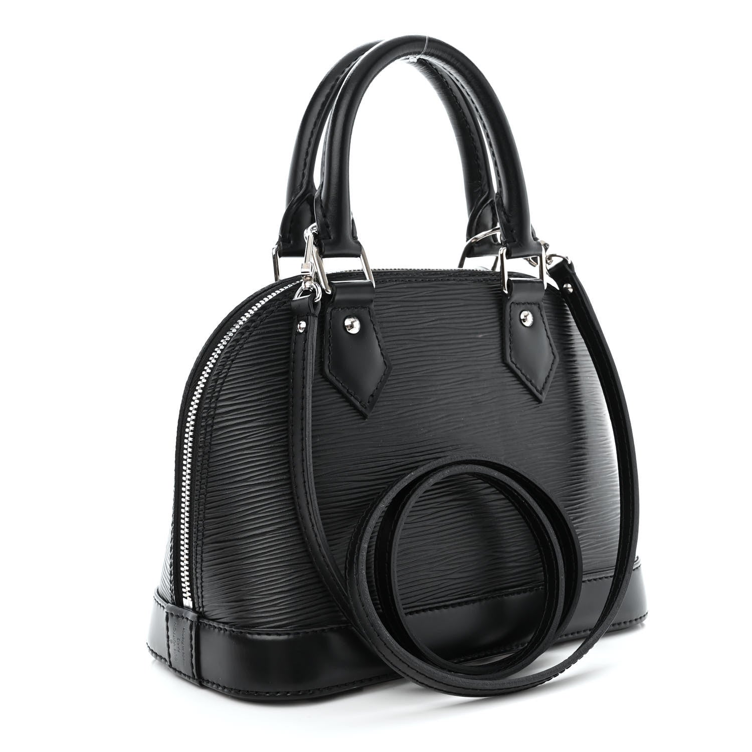 Louis Vuitton Epi Alma BB Black 3 of 11