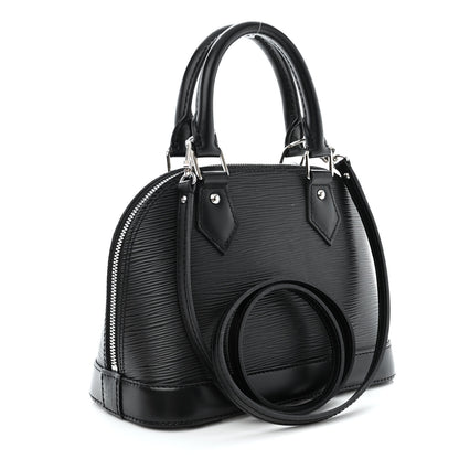 Louis Vuitton Epi Alma BB Black 3 of 11