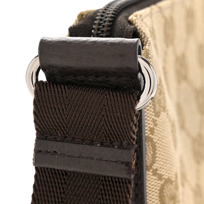 Gucci Monogram Calfskin Small Flat Messenger Bag Dark Brown 11 of 11