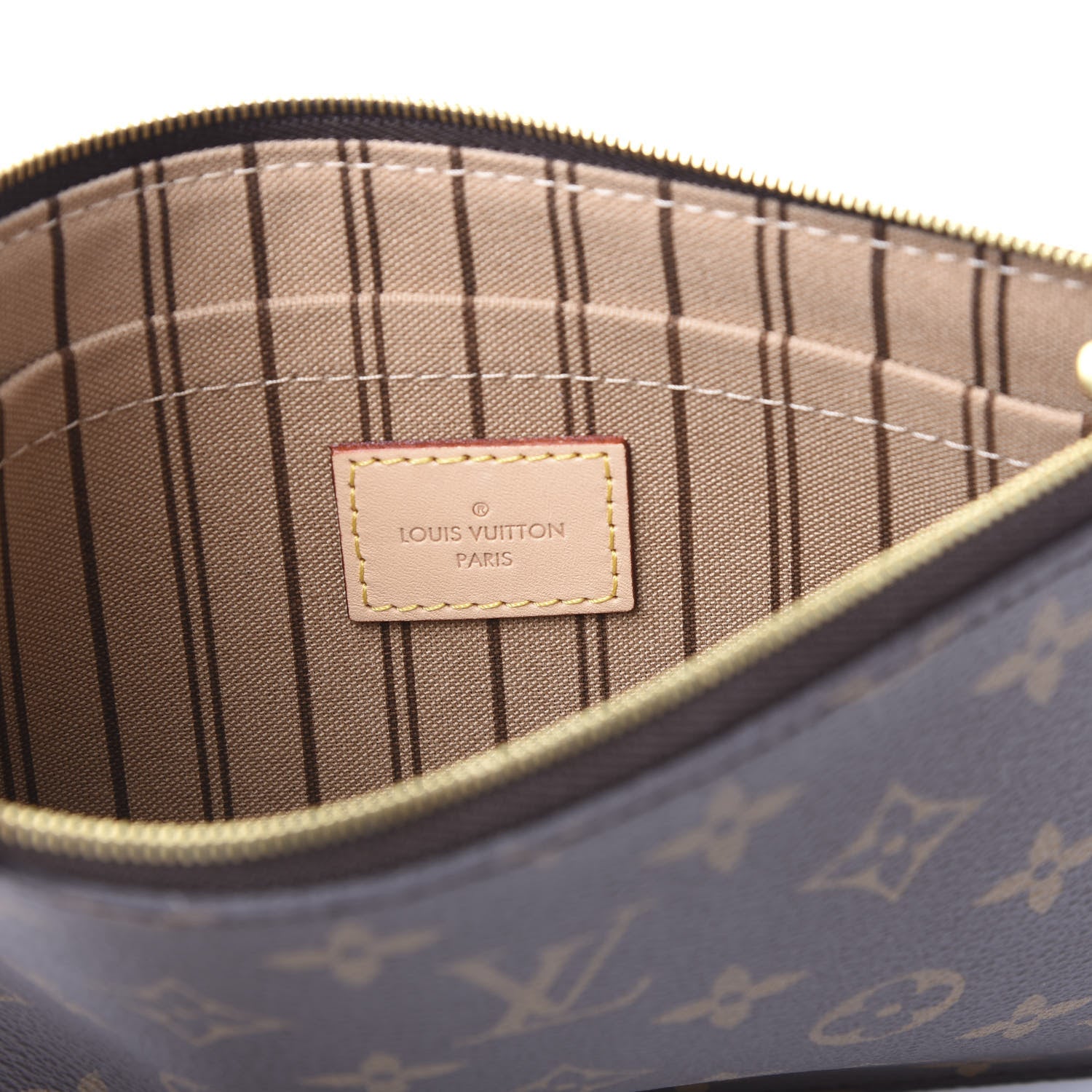 Louis Vuitton Monogram Neverfull MM GM Pochette 7 of 9