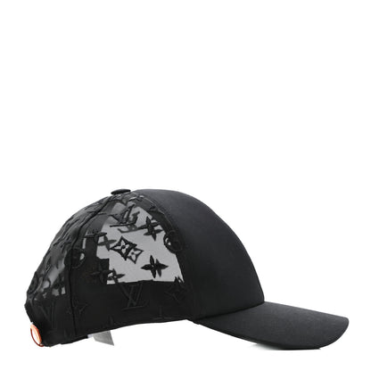 Louis Vuitton Monogram Mesh Cotton Cap L Black 6 of 11