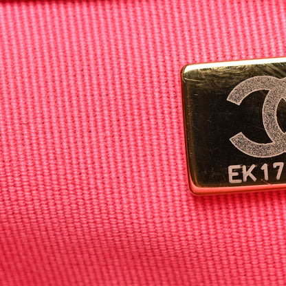Chanel Lambskin Quilted Medium Chanel 19 Flap Dark Pink 7 of 11