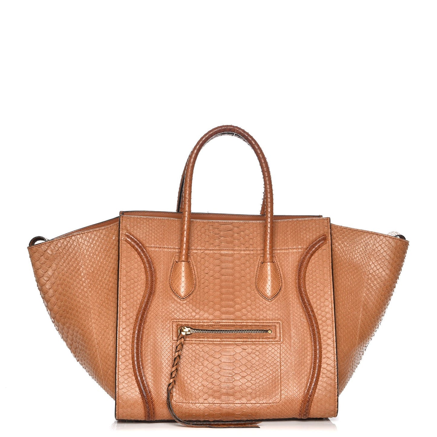Python Medium Phantom Luggage Light Copper