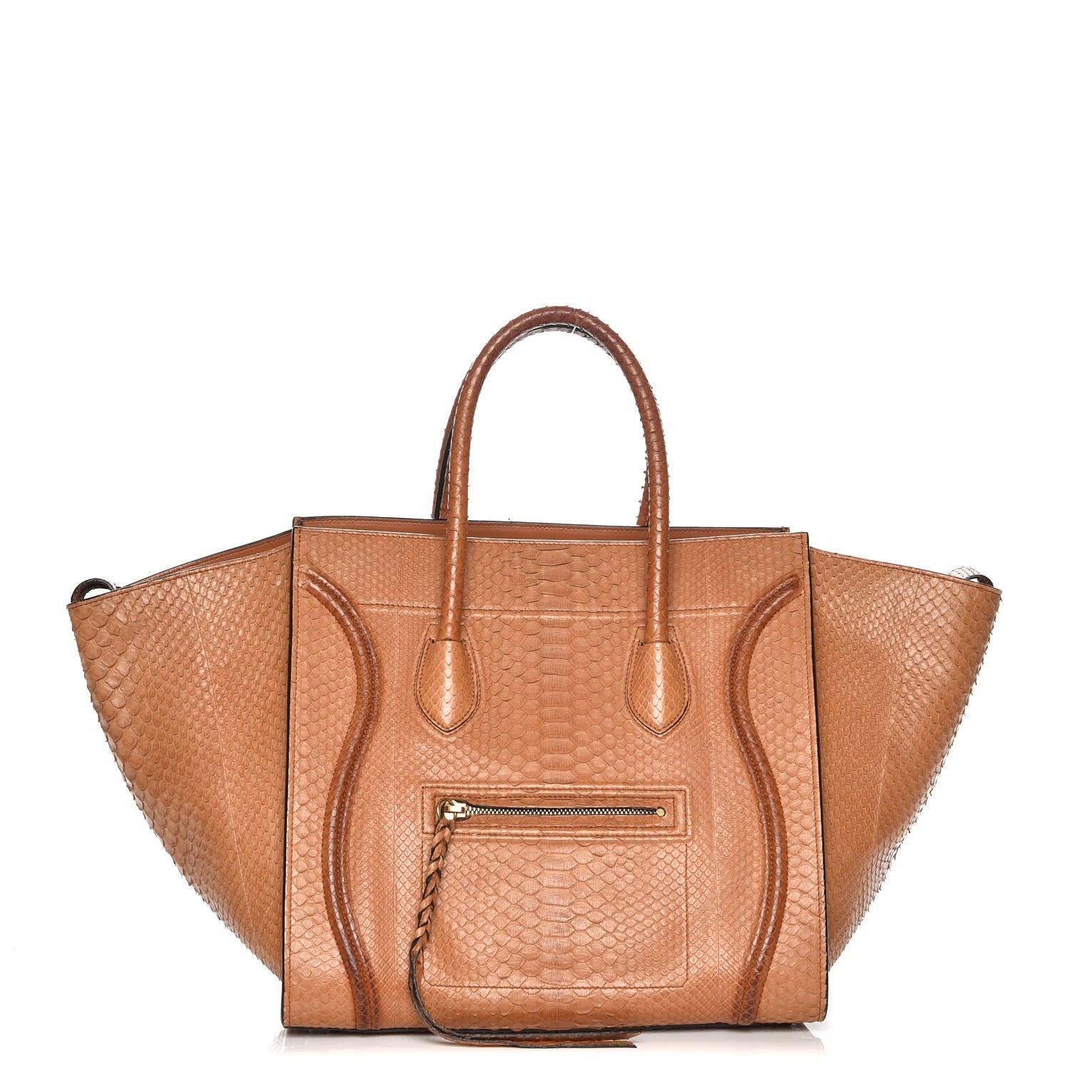 Celine Python Medium Phantom Luggage Light Copper 1 of 7
