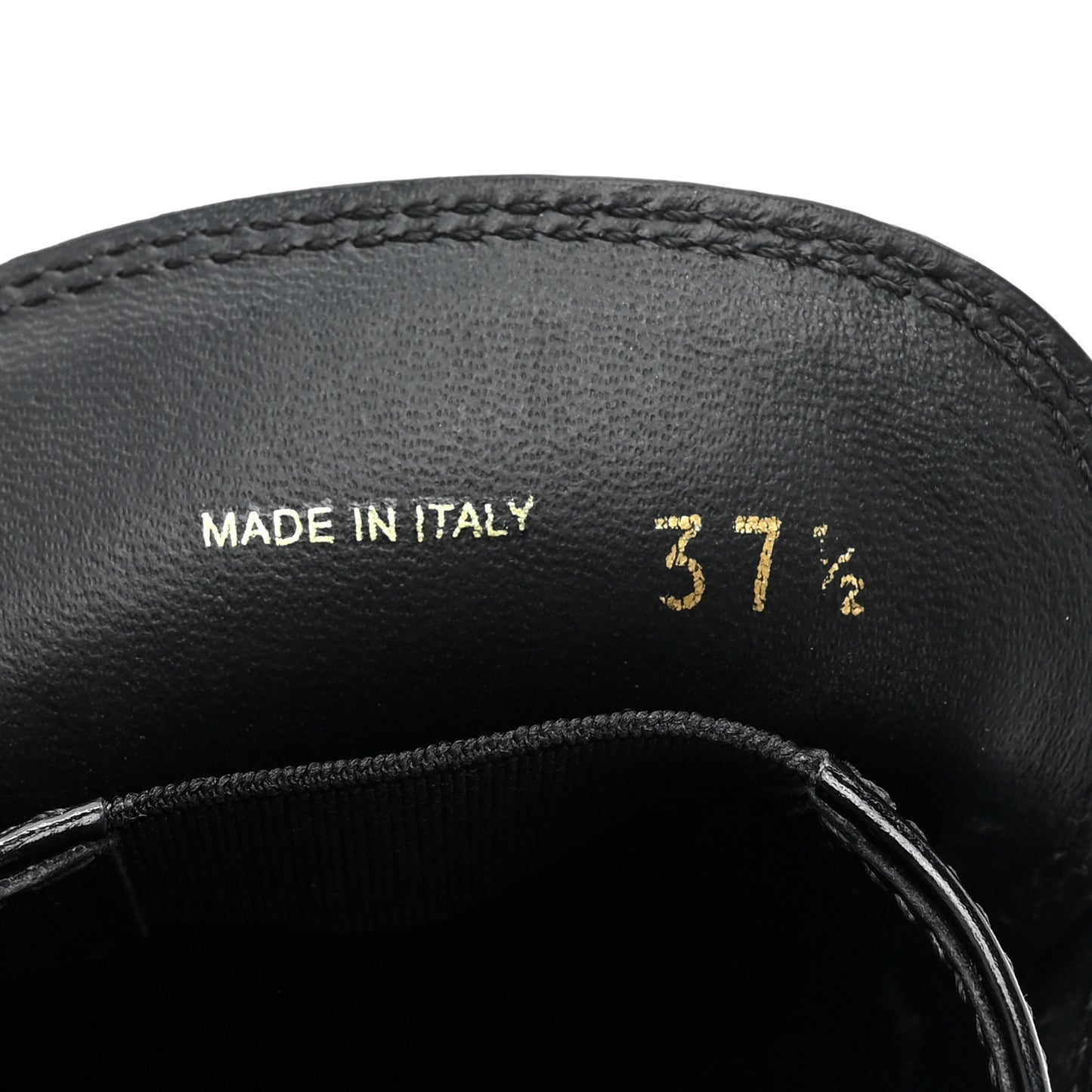 Spazzolato Metal Triangle Logo 50mm Loafers 37.5 Black