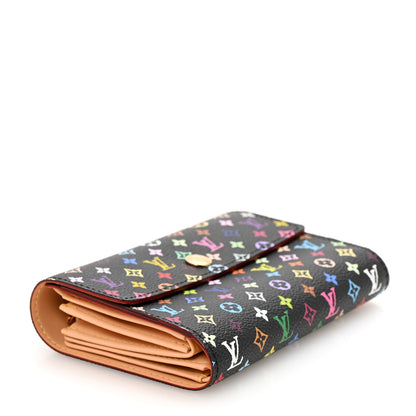 Louis Vuitton Monogram Multicolor Alexandra Wallet Black 4 of 9