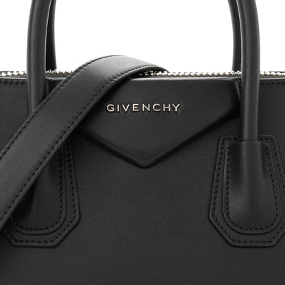 Givenchy Calfskin Signature Logo Small Antigona Black 8 of 12