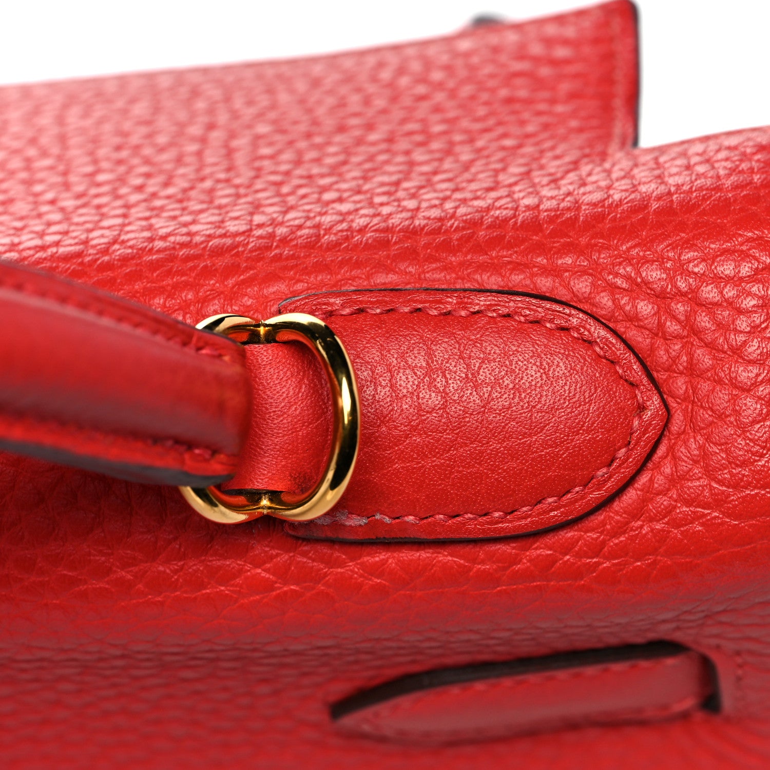 Hermes Taurillon Clemence Kelly Retourne 32 Rouge Casaque 11 of 39