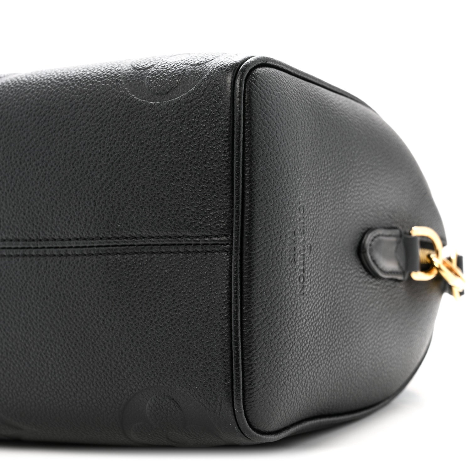 Louis Vuitton Empreinte Monogram Giant Speedy Bandouliere 25 Black 9 of 10
