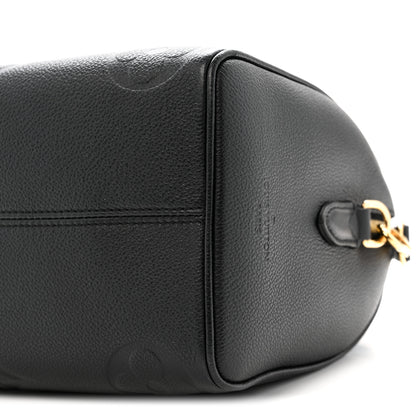Louis Vuitton Empreinte Monogram Giant Speedy Bandouliere 25 Black 9 of 10