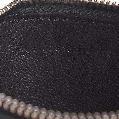 Saint Laurent Grained Calfskin 5 Fragments Zip Pouch Card Holder New Vert Fonce 7 of 8