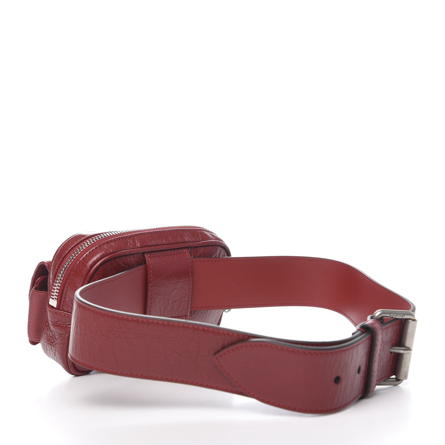 Fluffy Calfskin Mini Morpheus Belt Bag 70 28 Red
