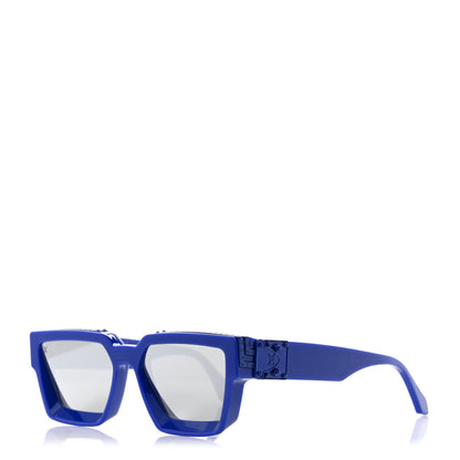 Louis Vuitton Acetate 1.1 Millionaires Sunglasses Z1276E Blue 1 of 7