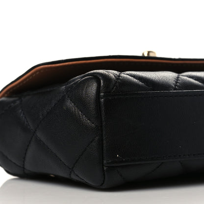 Chanel Lambskin Mixed Fibers Quilted Small Cocovado Flap Black 8 of 9
