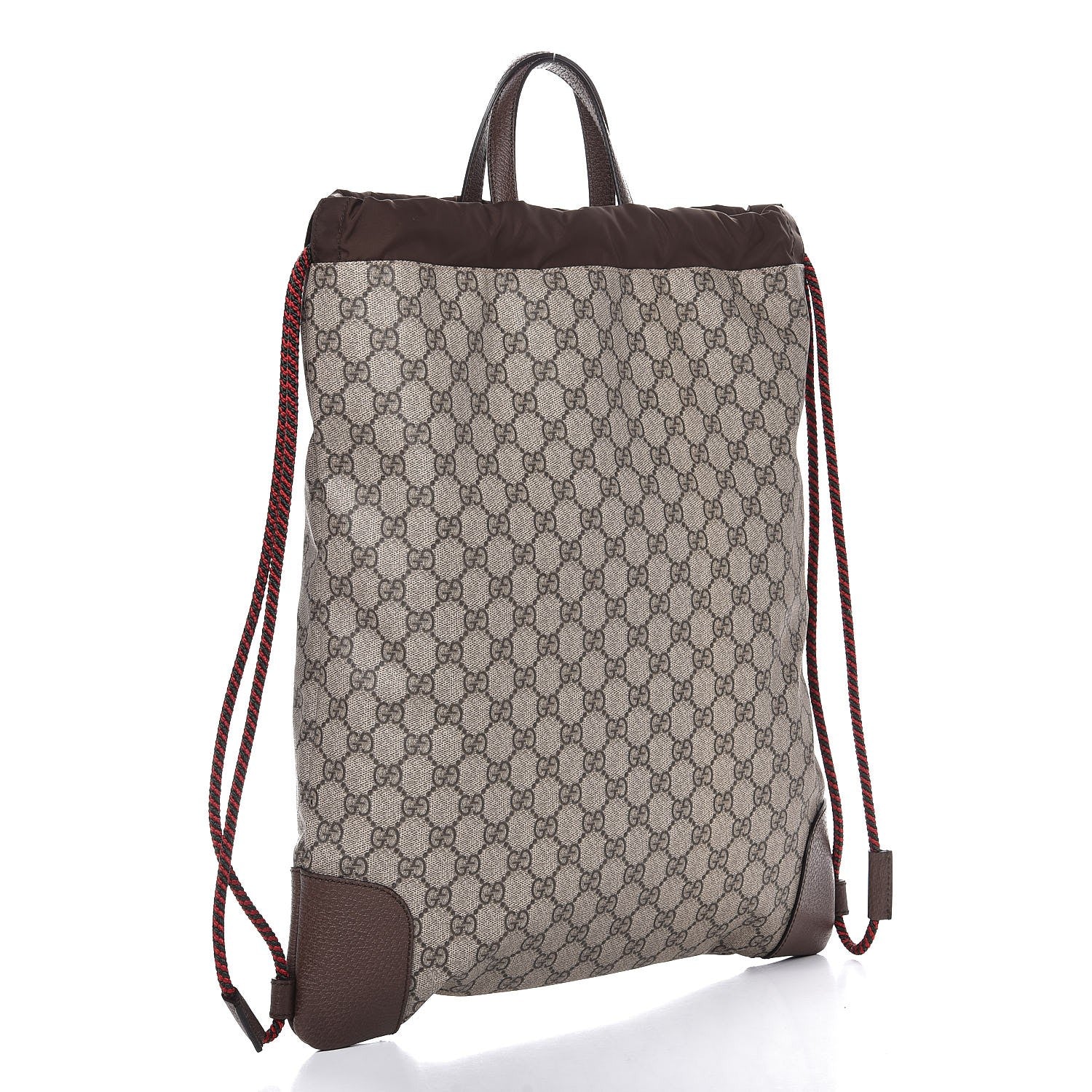 Gucci Soft GG Supreme Monogram Courrier Drawstring Backpack 3 of 9