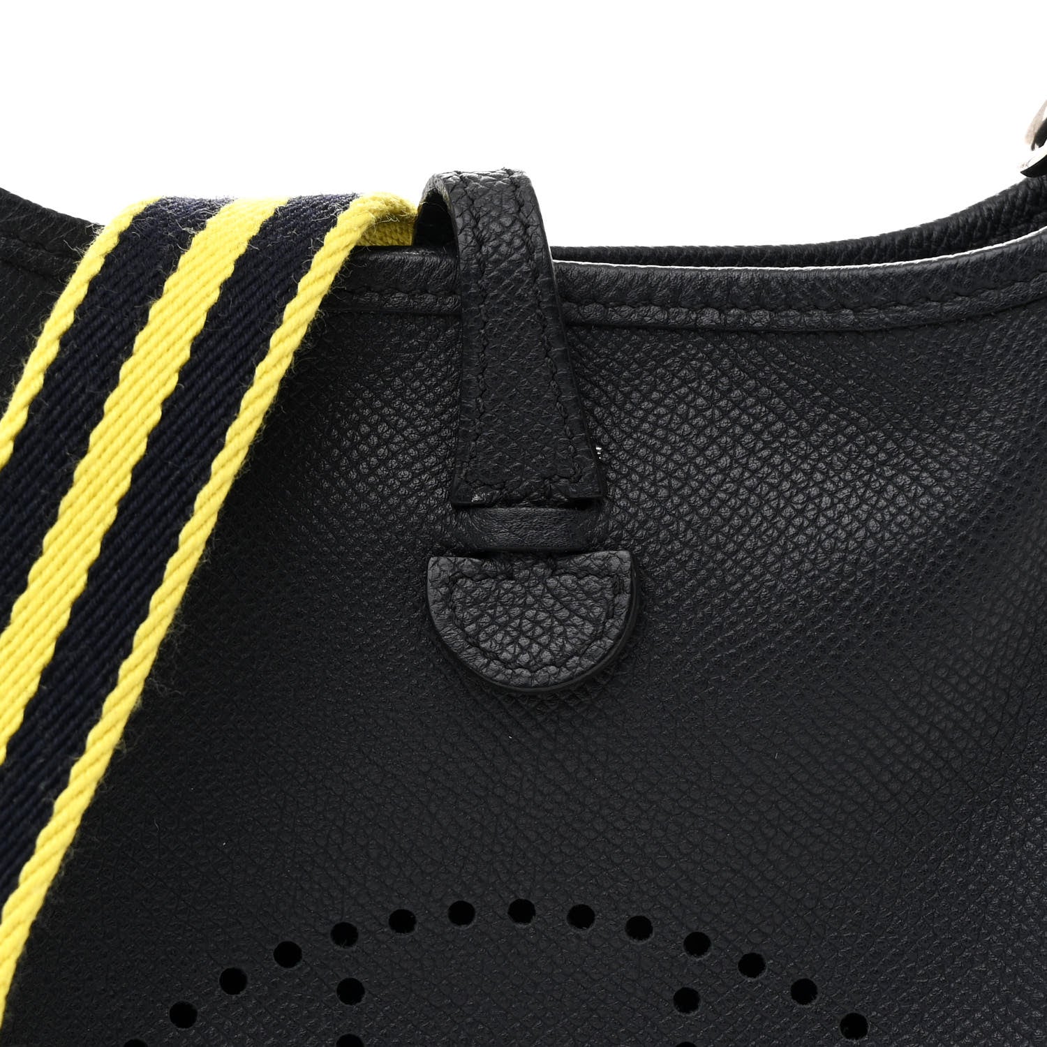 Hermes Epsom Amazone Evelyne TPM Bleu Indigo Lime 8 of 10