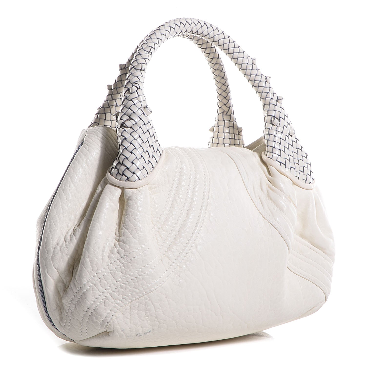 Fendi Nappa Nuvolata Small Spy White 3 of 9