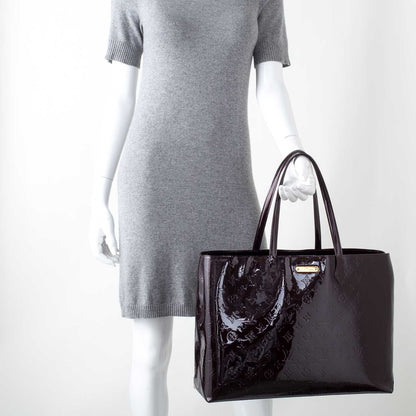 Louis Vuitton Vernis Wilshire GM Amarante 2 of 10