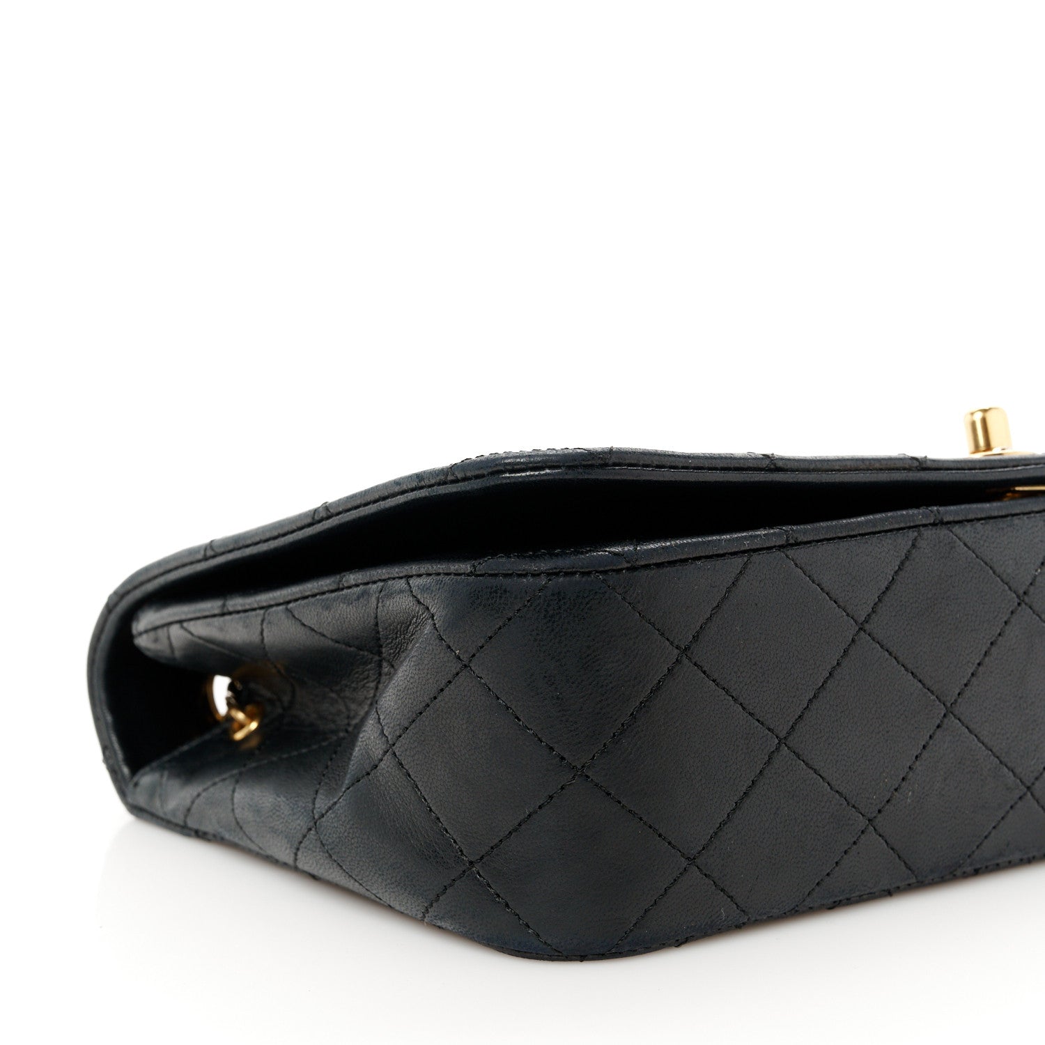 Chanel Lambskin Quilted Small Single Flap Bag Black 11 of 12