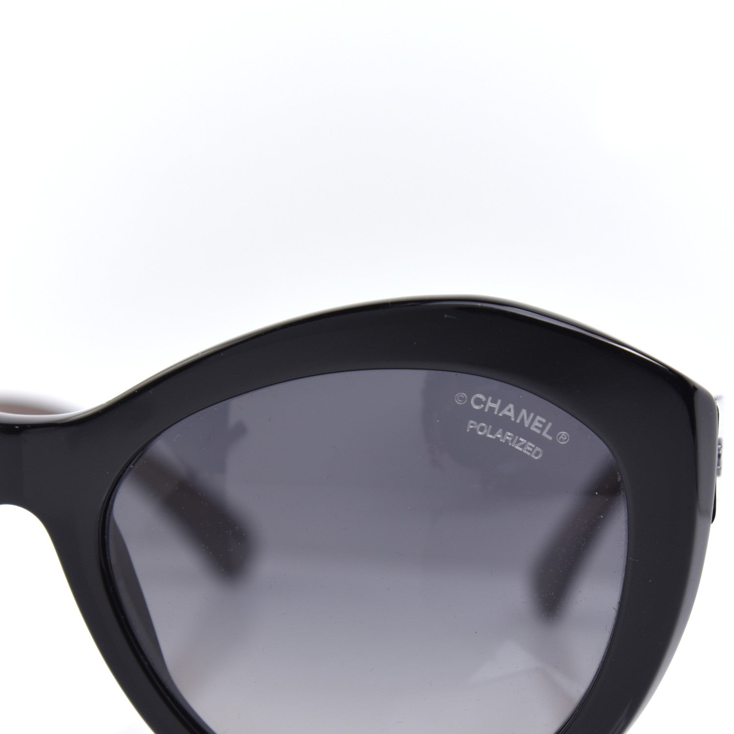Chanel Acetate Lace Effect Sunglasses 5294 Black 7 of 8
