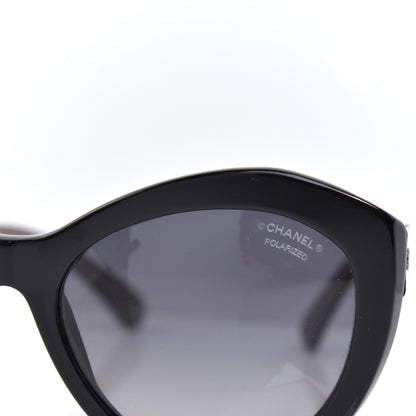 Chanel Acetate Lace Effect Sunglasses 5294 Black 7 of 8