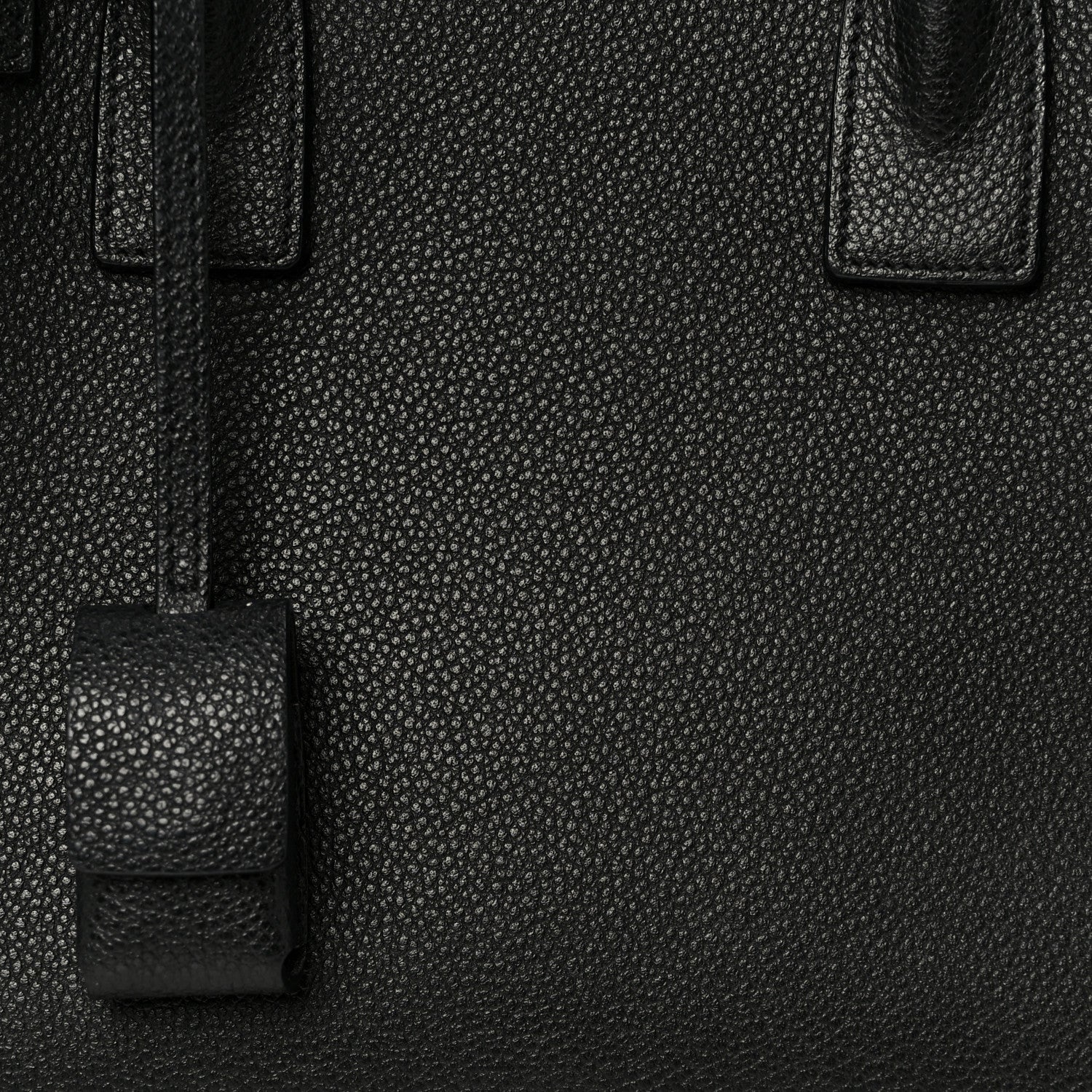 Saint Laurent Grained Calfskin Small Sac De Jour Black 9 of 11