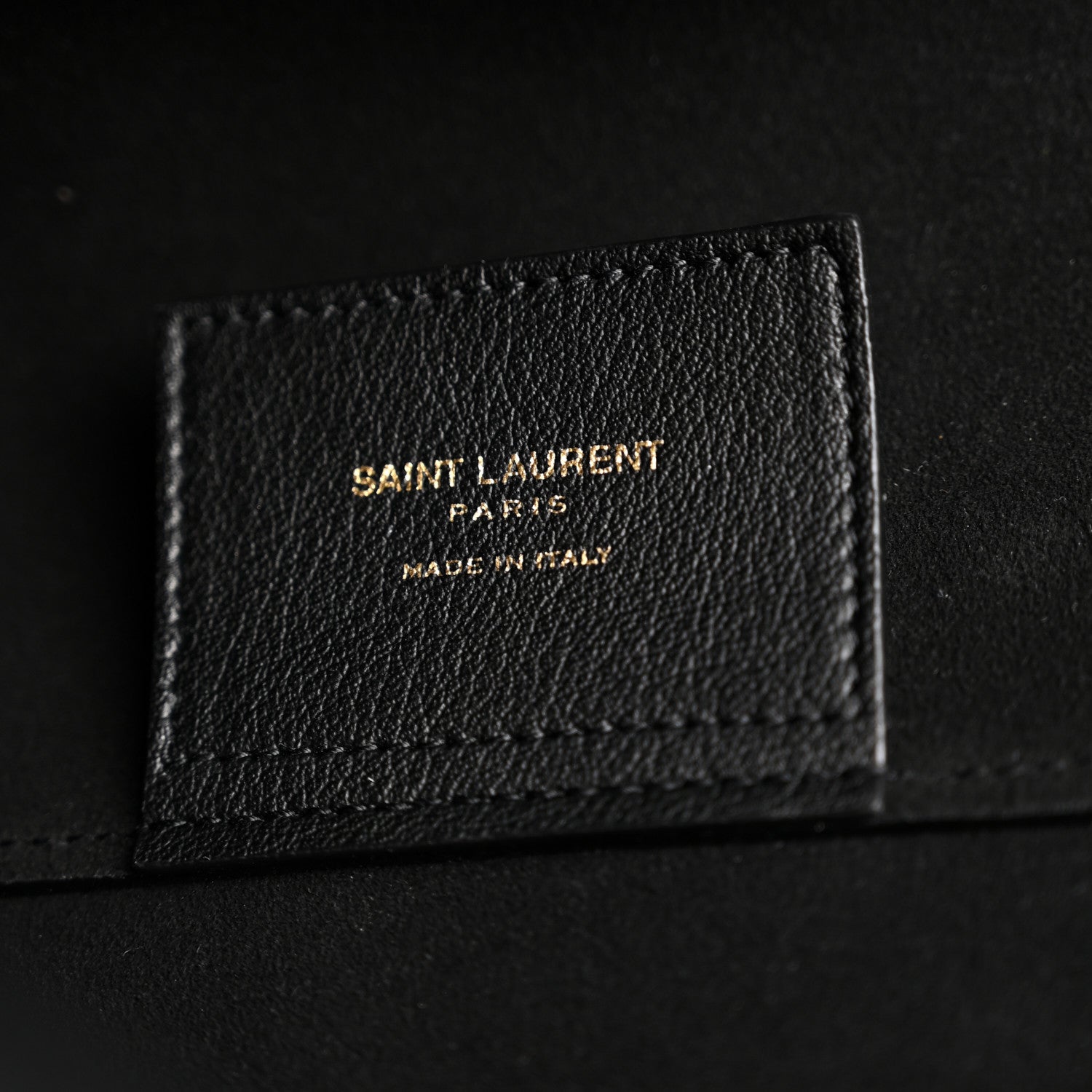 Saint Laurent Calfskin Large Shopping Tote Black 7 of 11