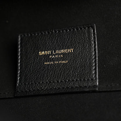 Saint Laurent Calfskin Large Shopping Tote Black 7 of 11